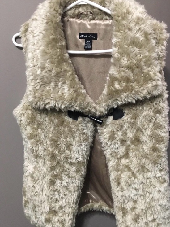Seductions Other - Seduction Fur Vest in Beige - Women's